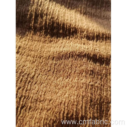 Knitted polyester Spandex crepe warp knitting fabric